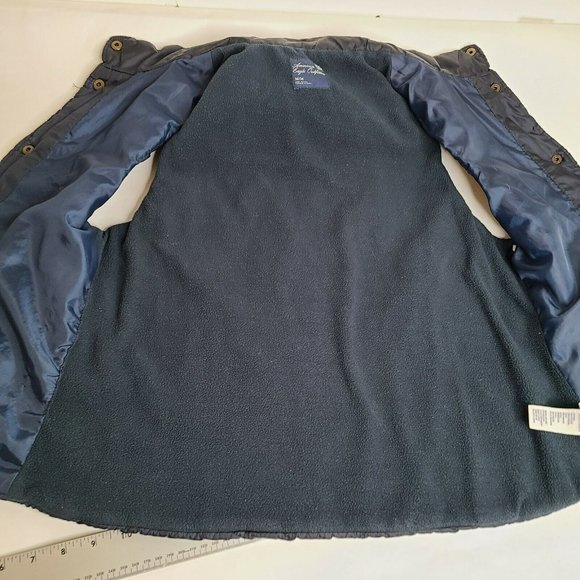 American Eagle Outfitters AEO Women’s M Dark Navy Blue Fleece Lined Puffer Vest - Picture 5 of 9